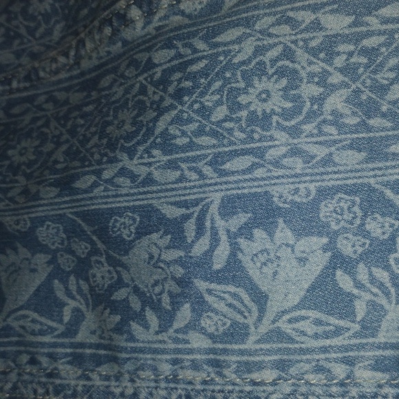 Free People Denim Mini Skirt Size Small - Picture 4 of 5